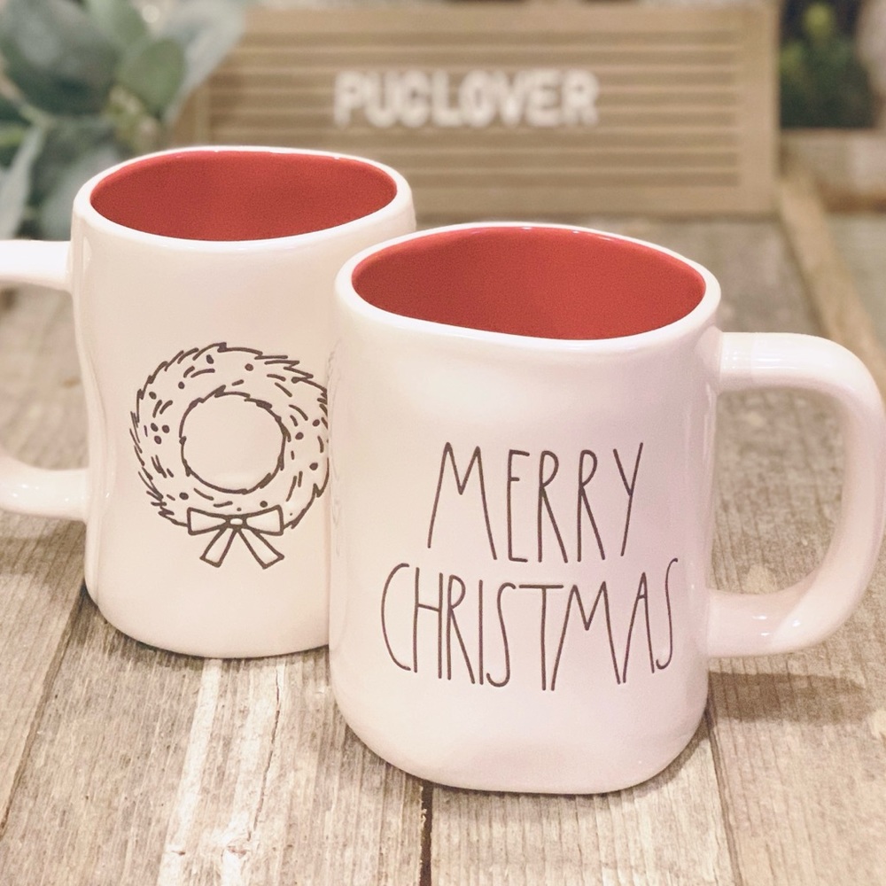 RAE DUNN double sided mug { MERRY CHRISTMAS }